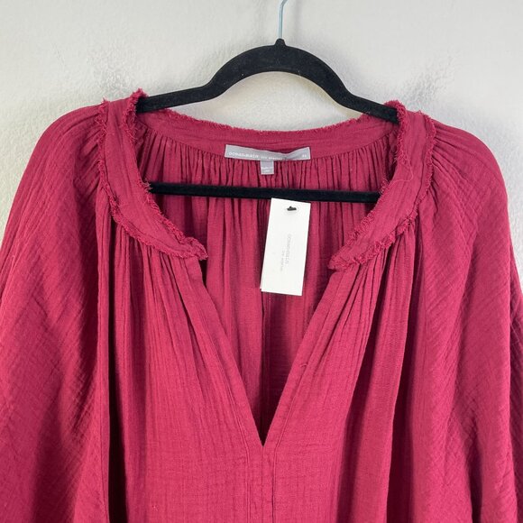 NEW Ocean + Main Womens Plus 2X Maxi Dress Gauzy Pockets Kaftan Lagenlook - Picture 9 of 13